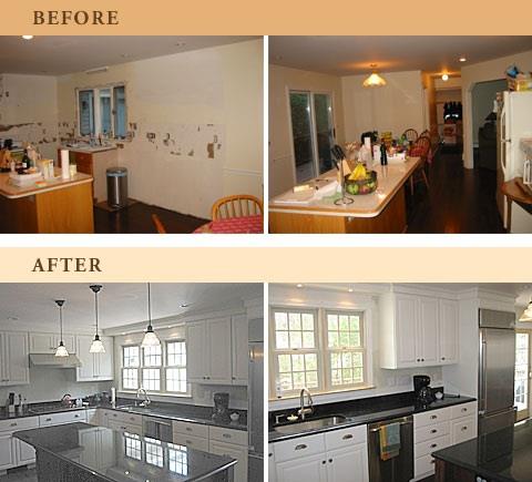 Before and After Kitchen Remodeling